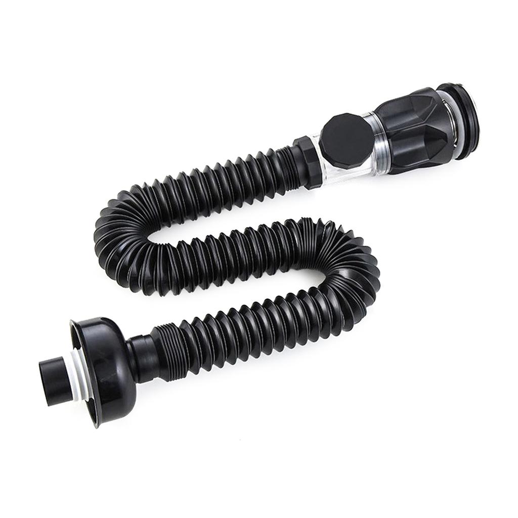 Space Saving Sink Drainer with Hair Filter Plug Hassle Free Washbasin Drainer Vertical/Side Installation for Household