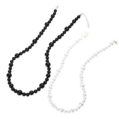 Kettenhalsketten Imitationsperlenkette Damen Perlenkettenhalskette Choker Schmuck Perfektes Geschenk für Freundin Frau
