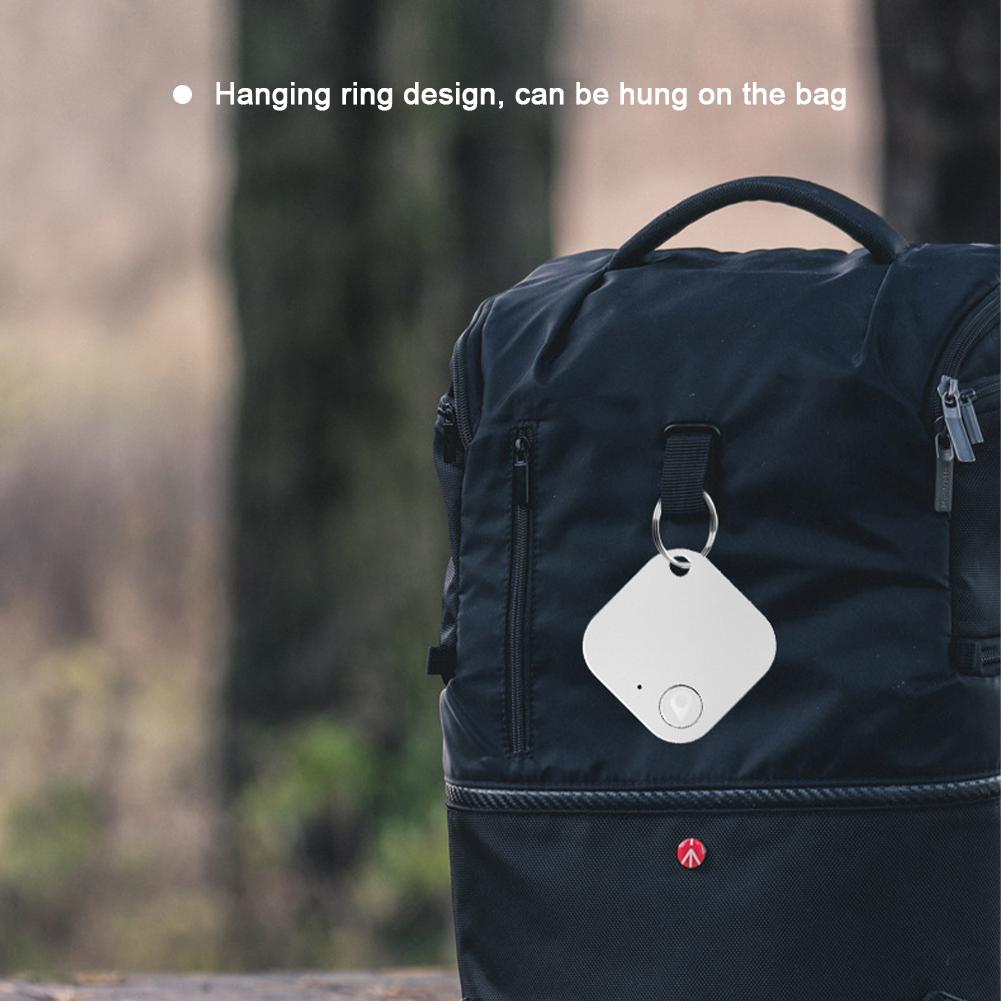 1PC Square Bluetooth Object Finder Locator Key Bag Mobile Phone Smart Bidirectional Alarm Tracker For IIS And Android