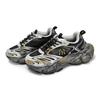 MLB New York Yankees Chunky Sneakers Unisex Low top Black/Gray/Gold/Silver 3ASHWD15N-50BKS(Team80BOX)