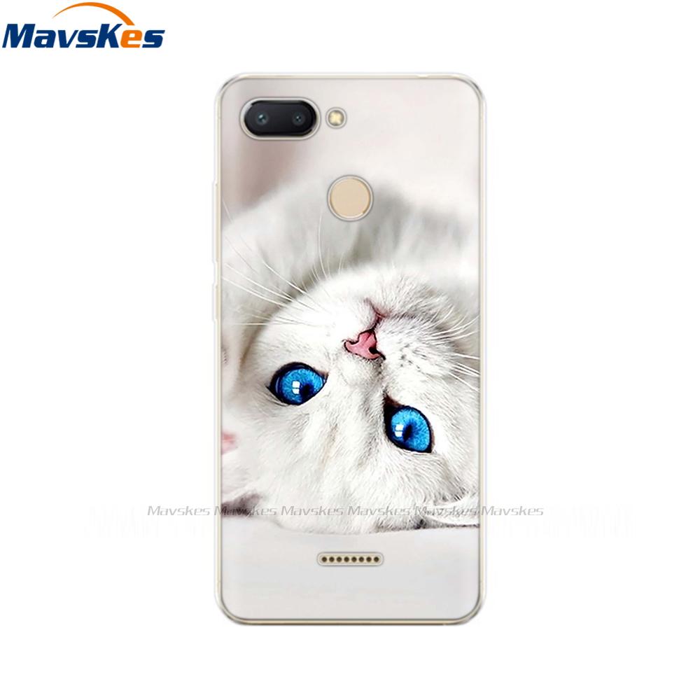 Silicone Cover for Xiaomi Redmi 6 Case Full Protection Soft Tpu Back Cover Phone Case for Xiaomi Redmi 6 Redmi6 Bumper Coque Bag
