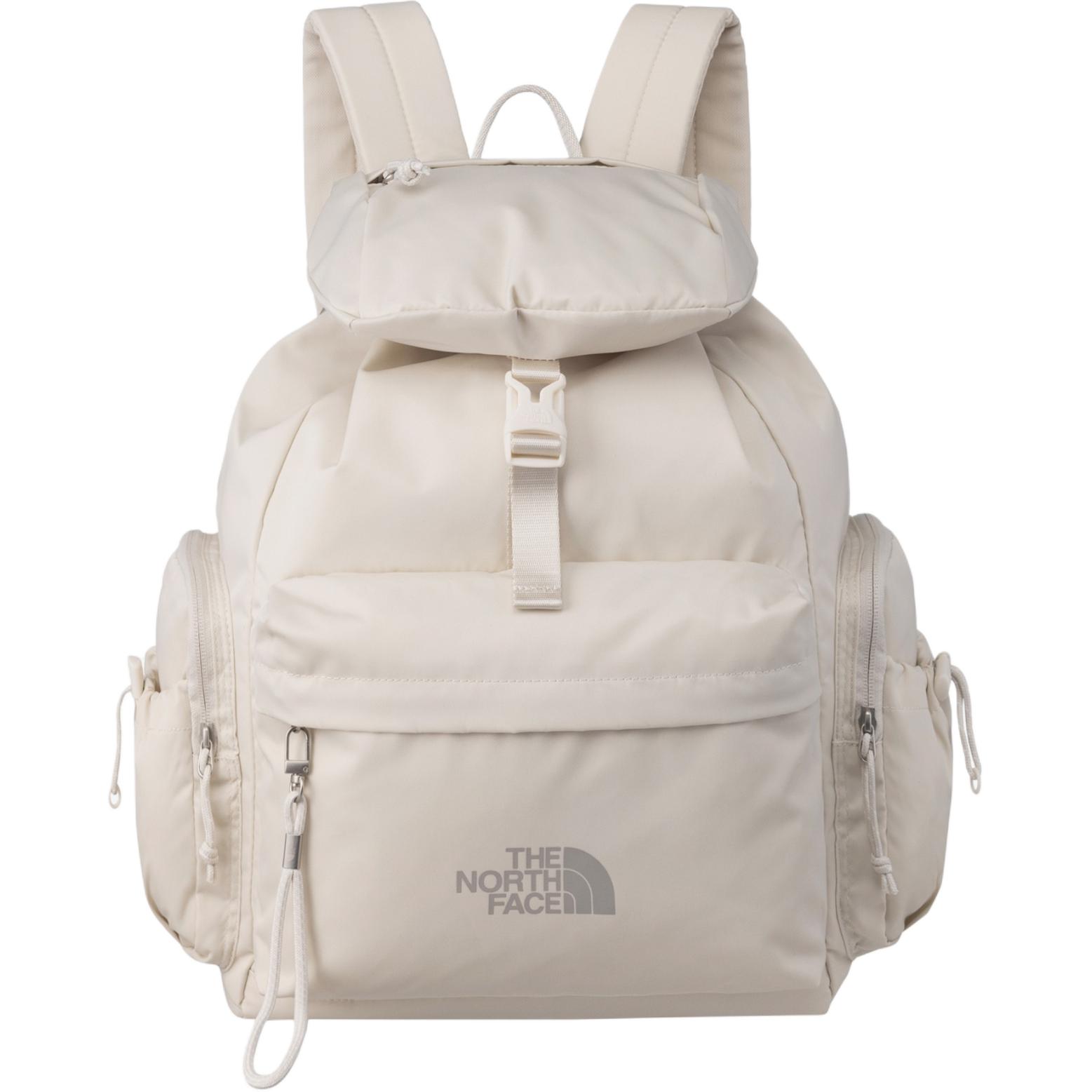 

The North Face 17L Bonnie Logo Print Silver Hardware Hiking Backpack Unisex Backpack NM2DR09L-CRE Khaki