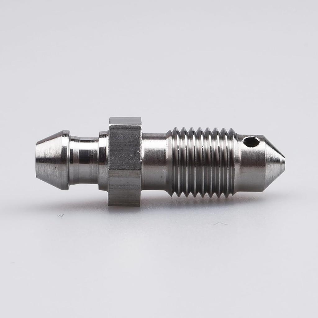AC PERFORMANCE -3 AN Stainless Steel Bleeder Bleed Nipples Screw 3/8 x 24 Thread Brake Caliper Clutch Fitting