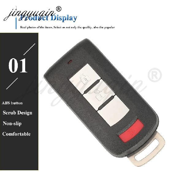 Jingyuqin 433MHz ID46 Smart Remote Car Key for Mitsubishi Lancer Outlander 2006-2019 PHEV ASX 2010-2018 Keyless G8D-644M-KEY-E