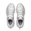 Li Ning Fuyao 2.0 Fabric Slip Resistant Abrasion Resistant Support Low top Running Shoes Women's Silver Pink ARXU002-12