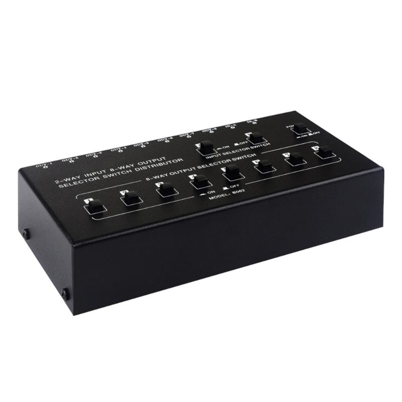 2 In 8 Out Sound Signal Selection Switcher Switching Distributor Support 2 Set Mixing Input 8 Set Simultaneous Output