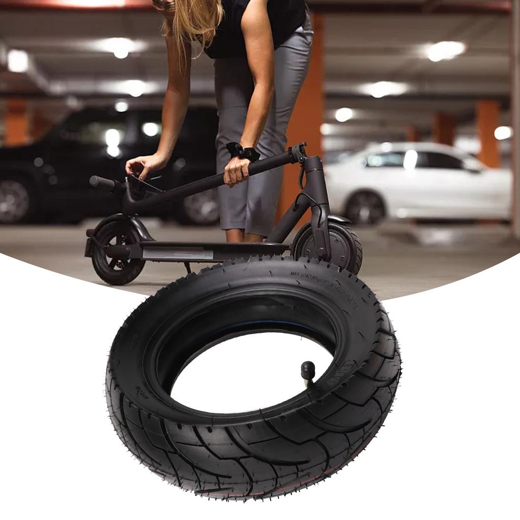 10 Inch Tire and Inner Tube Set Rubber Strong Grip Anti Skid 80/65?6 Electric Scooter Inner Outer Tire Set