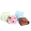 Retro Camera Bag For Instax Mini SE With Shoulder Strap High Quality PU Leather Cover Protective Fashion Cute Camera Case