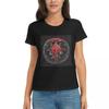 Damen T-Shirt Fullmetal Alchemist Transmutationssymbol Sommer Kurzarm T-Shirts Rundhals T-Shirts Kleidung Tops Streetwear