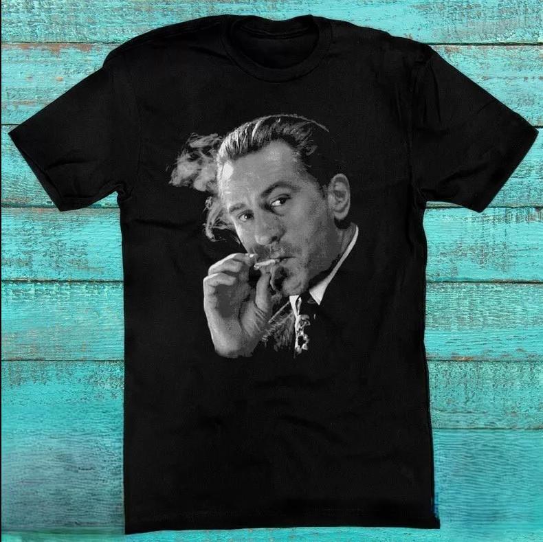 Goodfellas Robert De Niro Jimmy Conway Smoking T-shirt size S-5XL S