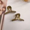 2Pcs Small Cute Letter Hair Clips For Women Girls Mini Clamps Hair Claw Clip Barrettes Crab Korean  Hair Accessories