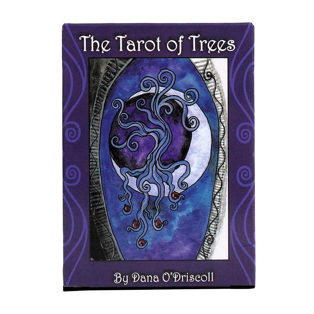 9.5*6.7cm Tarot of Trees 80 Cards Deck Pocket Sized Fortune Telling Game Divination Beginner Tarot Learning