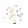 6mm 100~400pcs Star Shape CCB Beaded Gold Silver Plated Loose Beads For Jewelry Making DIY Necklace Bracelets Accessories