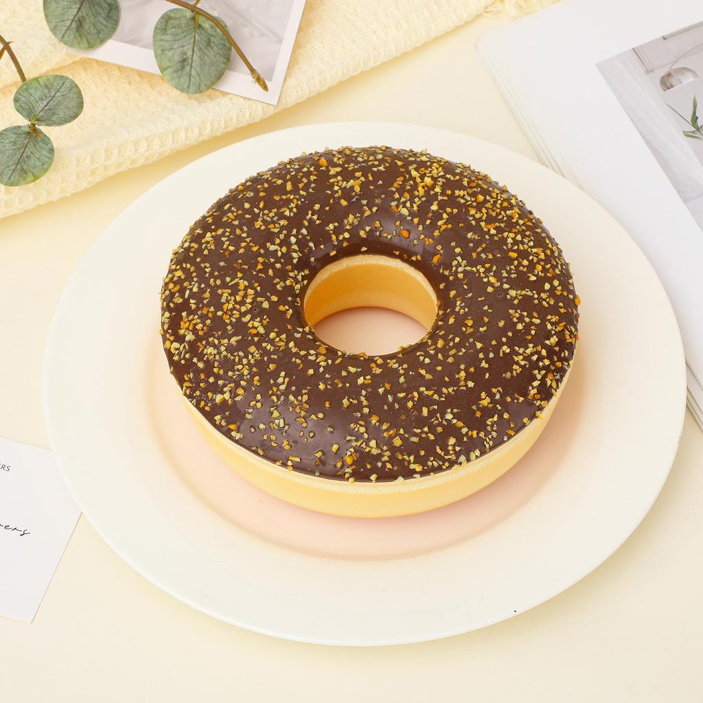 Large 17cm Sprinkle Donut Simulation Model Ornament