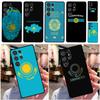Kazakhstan Flag Phone Case For Samsung Galaxy S25 S24 Ultra S9 S10 S20 S22 S21 Plus S23 FE Back Cover Shell