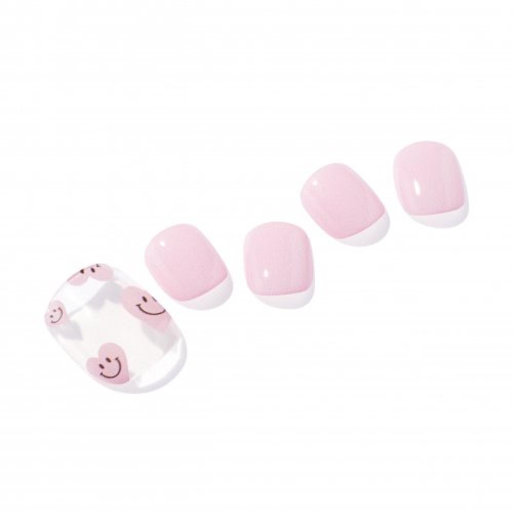 Uuuuu Pink Smiley Gel Pedi NONE