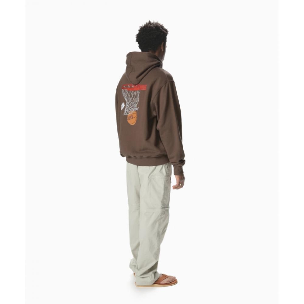 Thisisneverthat Dunk Hoop Hoodie Brown