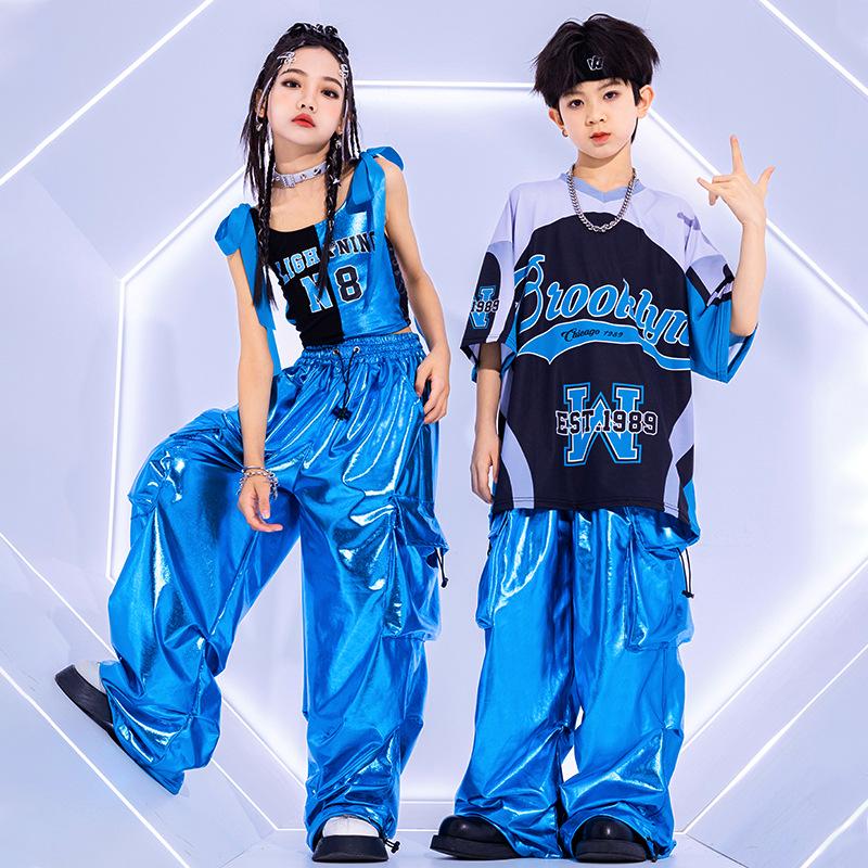 Kids' Hip-Hop Jazz Dance Costume: Trendy Boys' & Girls' Stage Outfit
