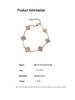 Korean Zircon Flower Bracelet - Elegant Simple Design, Trendy Fashion, Versatile Hand Jewelry, Internet Celebrity Style.