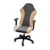 Gaming Chair Cover Dustproof Zipper Closure Contrast Color Stretchable Soft Fabric Elastic Buttom Anti-slip Chair