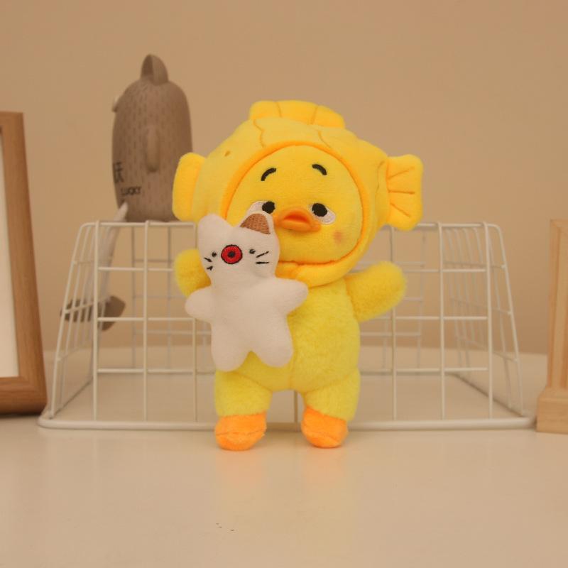 Visually appealing Super Cute Explosions Duck Pendant Plush Toy Gift Doll