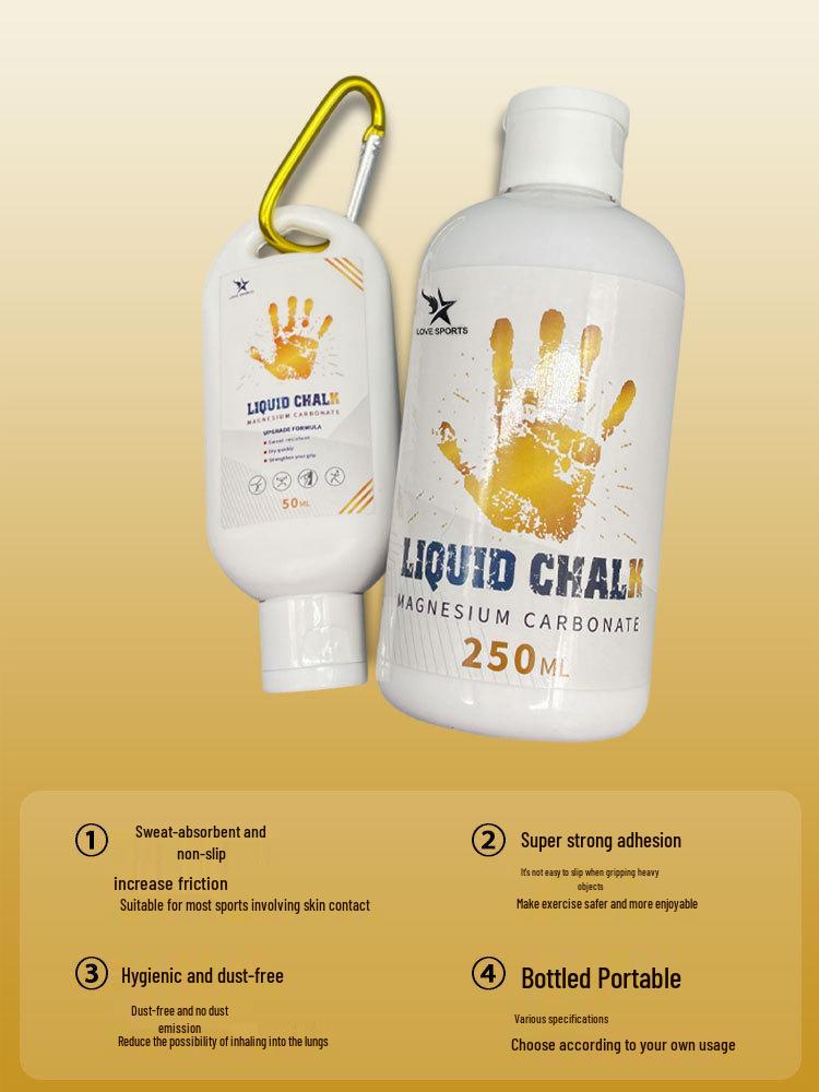 Flüssiges Magnesium Anti-Rutsch-Pulver für Sport: Klettern, Gewichtheben, Kugelstoßen, Trockener Handgriff
