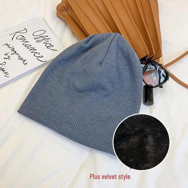 Women's Black All-Season Breathable Hat for Small Faces