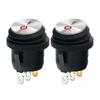 Aço Frontal 12V Indicadores de Luz Vermelha Mecanismo de Travamento Para Dispositivos de Teste e Unidades de Controle