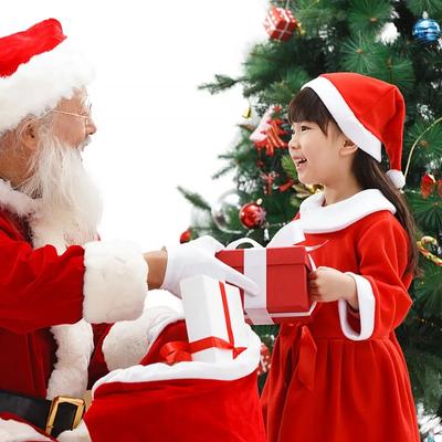 Gorros navideños de tela no tejida para adultos y niños, gorros navideños de Papá Noel, gorros navideños, decoración para fiestas de Año Nuevo, regalo