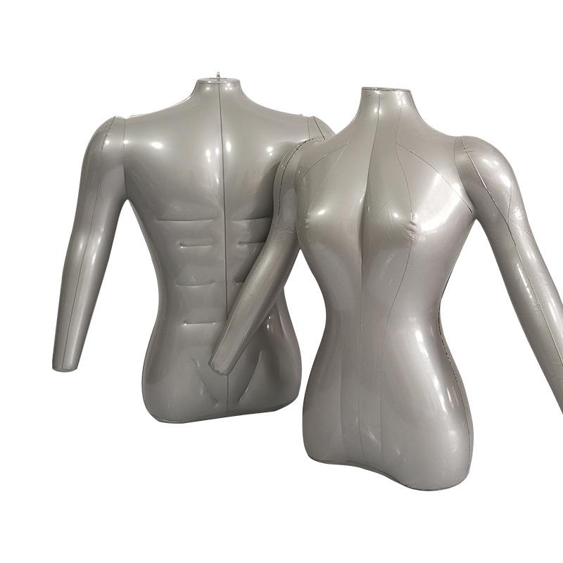 PVC Inflatable Female Mannequin Torso for Clothing Display