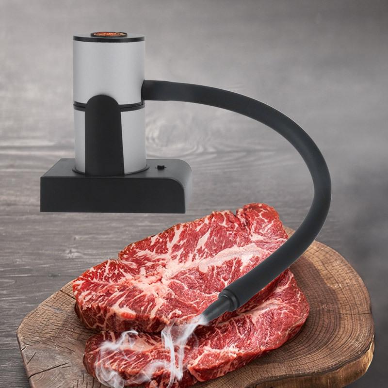 Molecular Cuisine Handheld Smoker for Cocktails, Steak, and Salmon