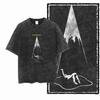 Vintage Washed DROP Surreal Art Oversized TShirt Dark Aesthetic Falling Unisex Graphic Tee  Vintage Clothes Women Clothing