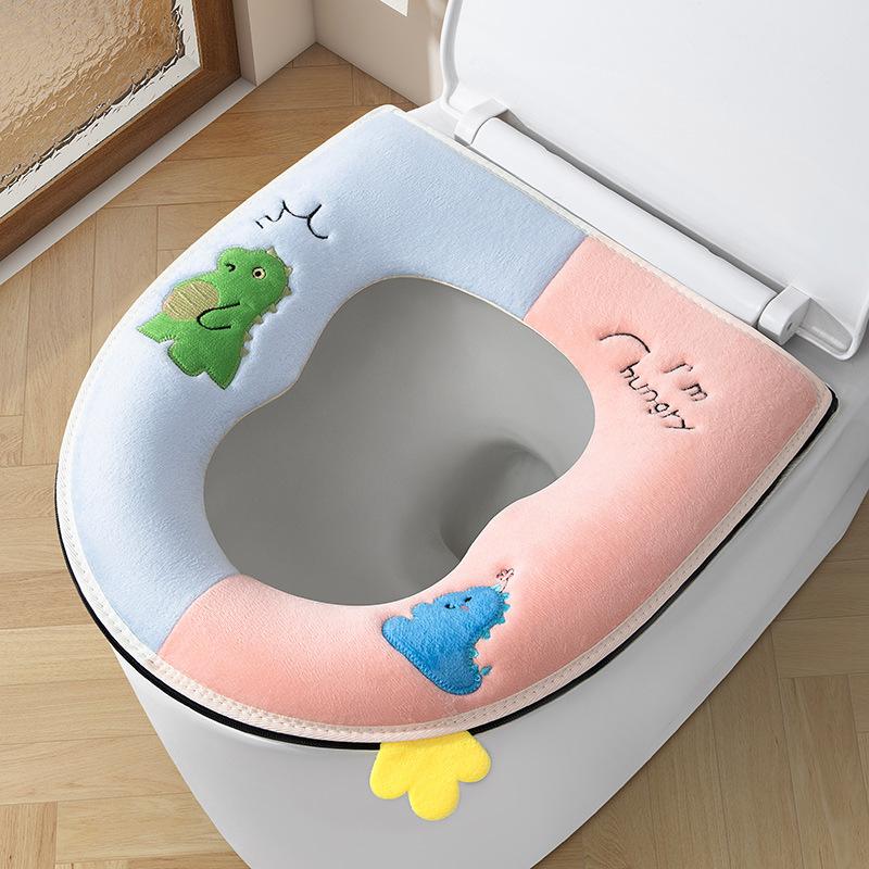 

Toilet seat household toilet seat large 8-shaped four-season warm toilet seat