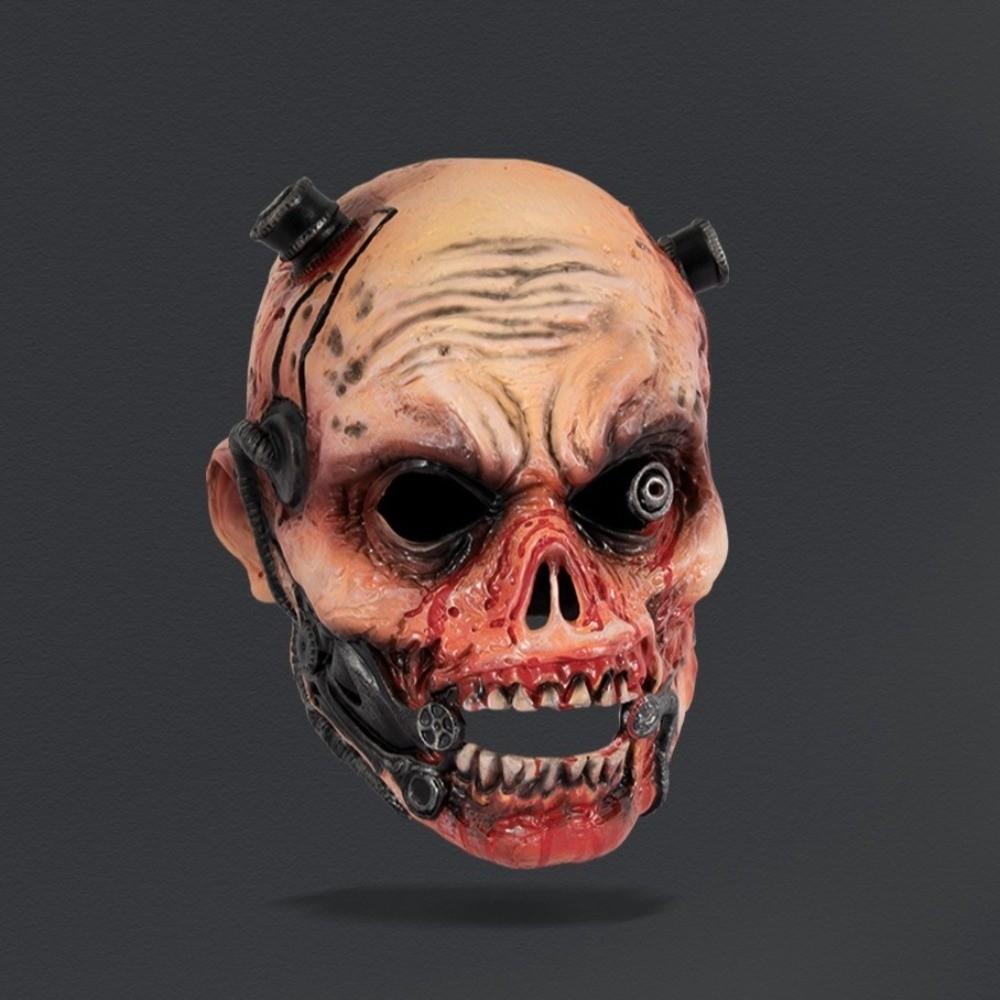 Realistic Halloween Ghost Mask 3D Stereo Demon Grim Reaper Mask Demon Face Cover  Cosplay Events