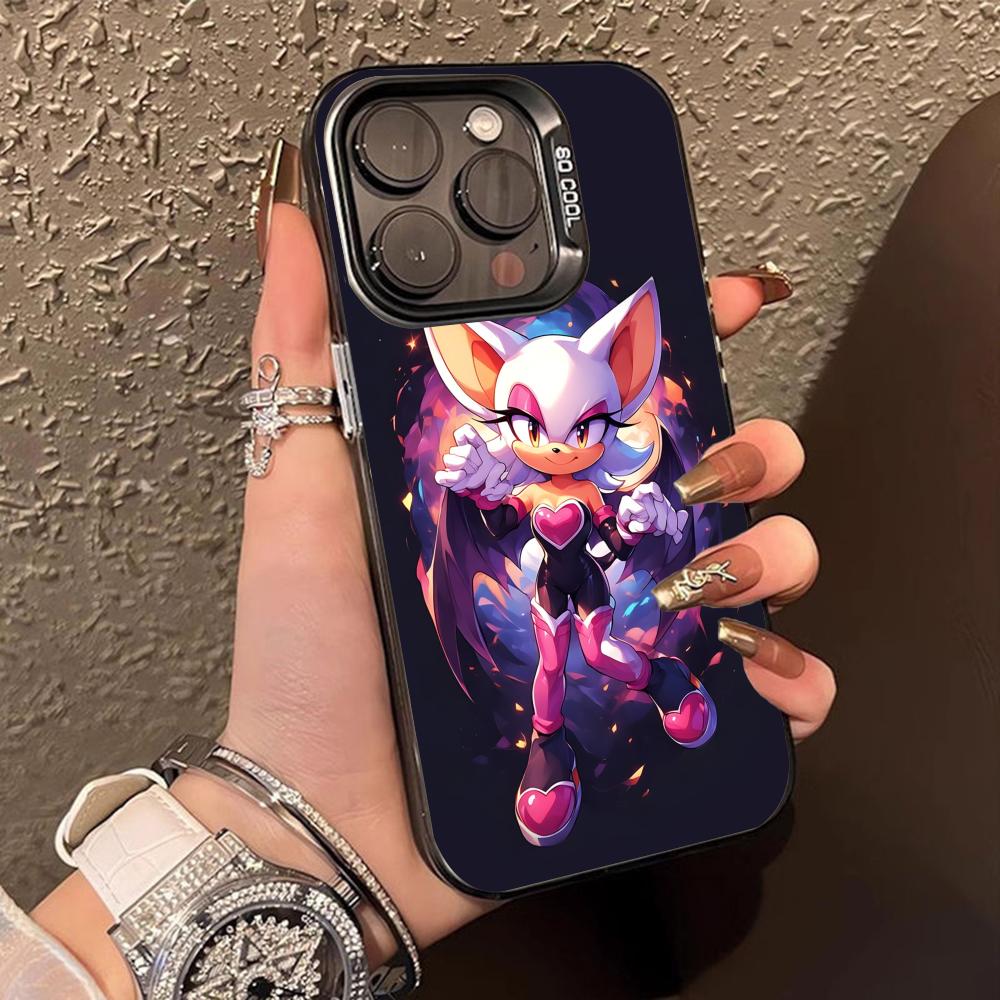 Anime Rouge Phone Case for iPhone 17 16 15 14 13 12 11 X XR XS Air Pro Max Plus Black Colorful Silver Cover