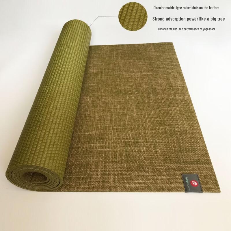 Umweltfreundliche Leinen-Yogamatte