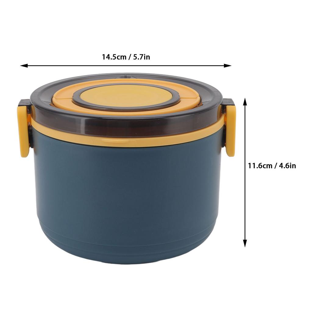 1000ml Portable Lunch Box Detachable Compartment Design Leakage Proof Portable Bento Box for Home Office Picnic for Students