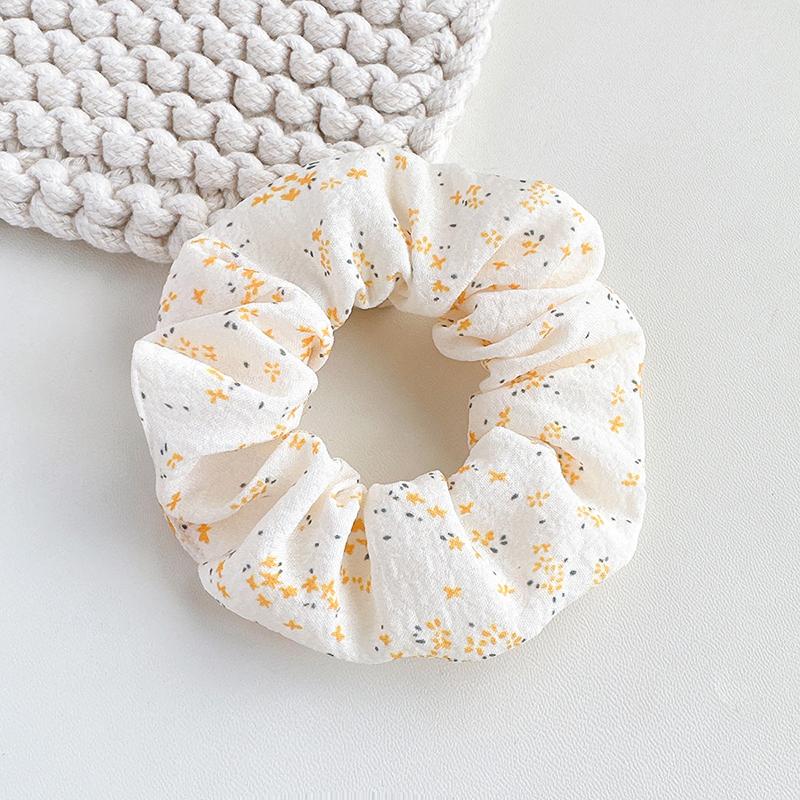 

Korean-Style Fresh And Sweet Small Floral Fabric Hair Tie Versatile And Cute Accessory For Girls