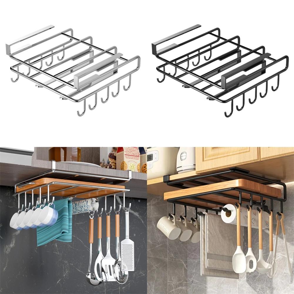 Brand New Kitchen Hanging Rack Kitchen Storage Convenient Cutting Board Holder Kitchen Hanging Rack Rags Storage