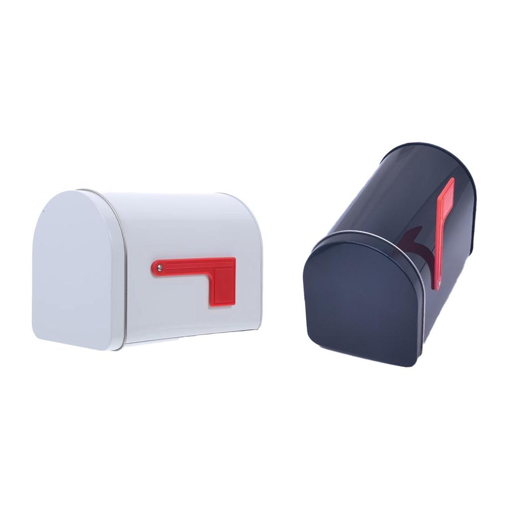 Tinplate Mailbox, Retro Style DIY Projects Decoration Mini Mailbox, for Mail House Valentine Classroom, Playhouse, Farmhouse