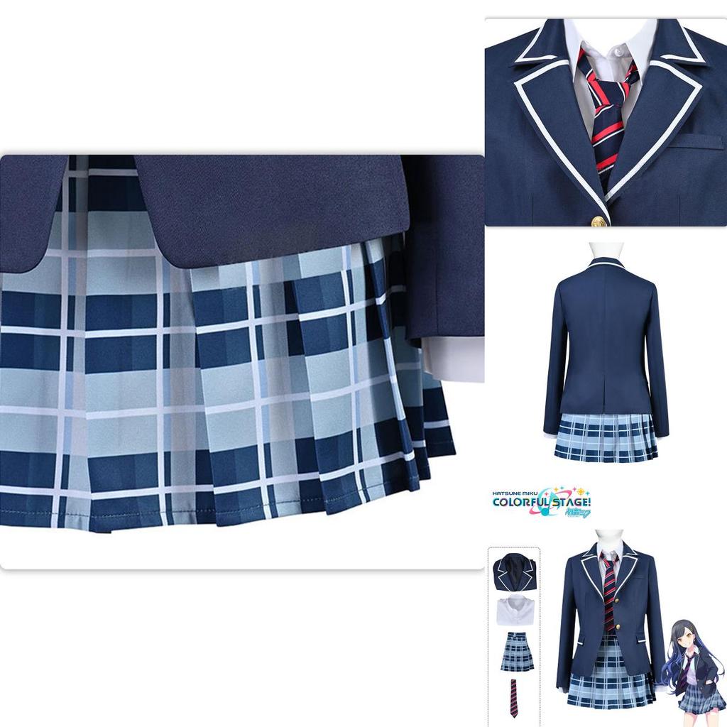 Project Sekai Colorful Stage Feat Cosplay Costume School Uniform Outfit Carnival
