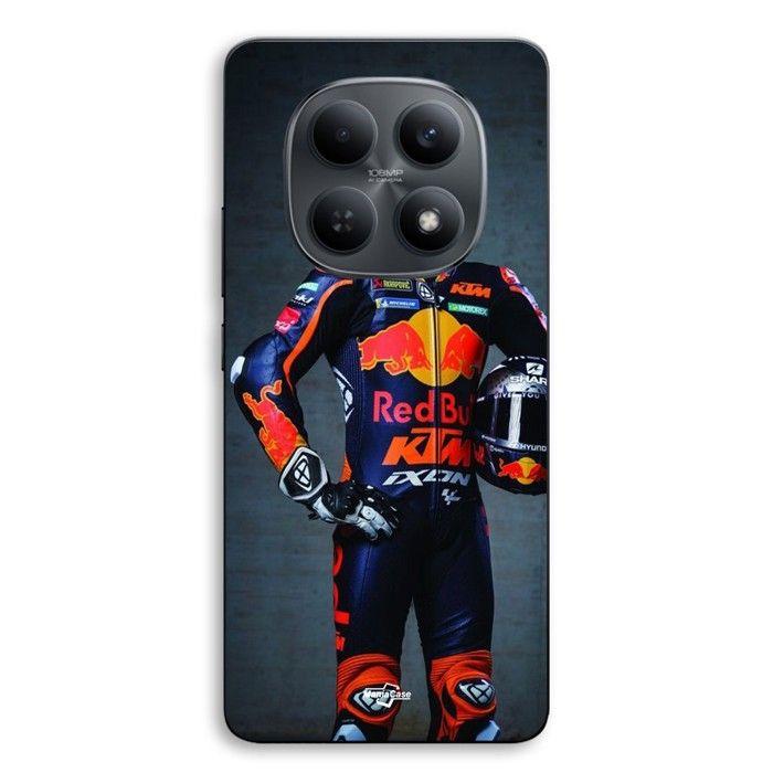 Coque de téléphone - MANIACASE - Xiaomi Redmi Note 15 5G - Silicone TPU - Noir - Miguel Oliveira MotoGP KTM