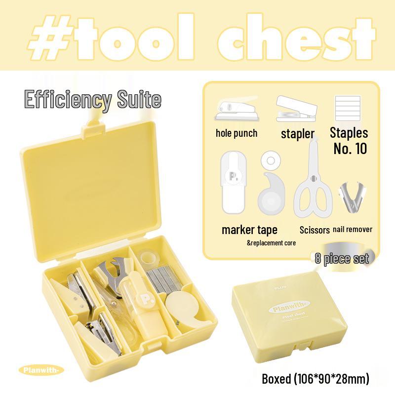 

RosyPosy Planwith Ящик для инструментов: Эффективный и удобный офисный набор дыроколов