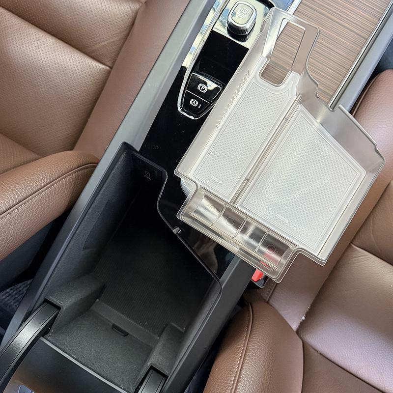 

Совместимый ящик для хранения для Volvo XC60, S90, XC90, S60, V90 подлокотник центральной консоли Fits 20-26 S60/V60 transparent storage box