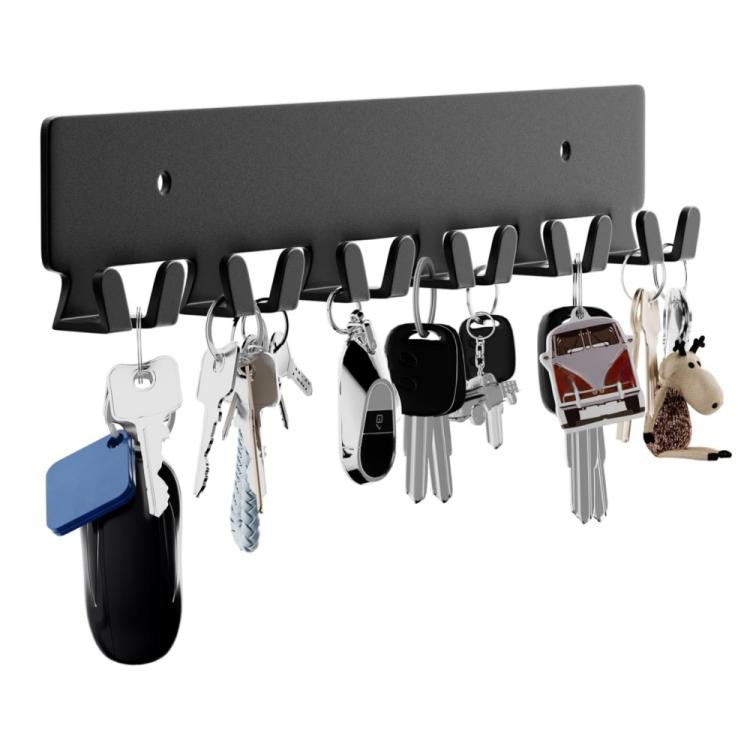 Factory Price High-quality 1pc Corridor Metal 6 Hooks Key Wall Hanger