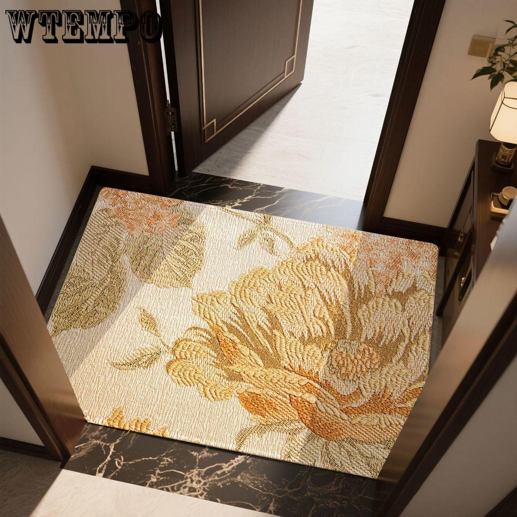 Chinese Retro Entrance Door Mat Dirt Resistant and Easy To Maintain Entrance Mat Anti Slip Carpet