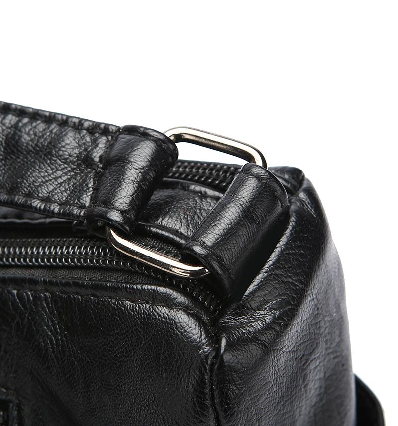 Damentasche Weiche Leder Mehrschichtige Schulter Umhängetasche Muttertasche