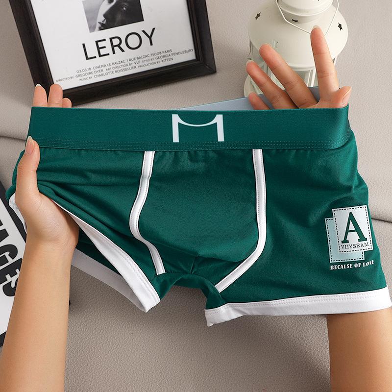 1/3 PCS Men's Panties  Underwear Boxers Briefs Mens Fashion  Boxershorts Trends Youth Personality Underpants