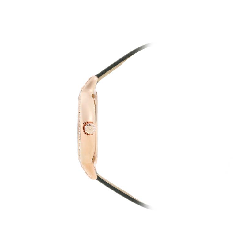 Emporio Armani Three Hand Green Leather Watch AR11577-CLG