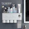 Automatic Toothpaste Dispenser & Toothbrush Holder Set